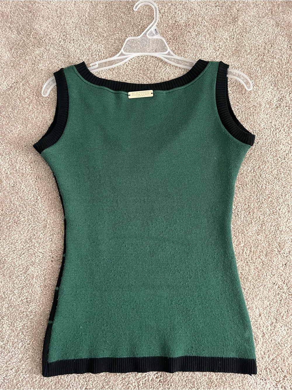 Elhoffer Design Marvelous Mischief Shell Knit Top Size XS Loki Cosplay - Picture 4 of 4